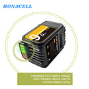 For DCB200 20v Battery 9ah Replacement | DCB200 Li-ion Battery 4 Pack with Charger