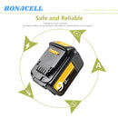 For DCB200 20v Battery 9ah Replacement | DCB200 Li-ion Battery 2 Pack with Charger