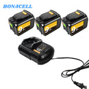 For  DCB200 20v Battery 9ah Replacement | DCB200 Li-ion Battery 3 Pack with Charger