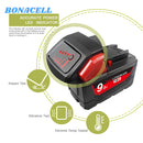 For M18 18V Battery Replacement | M18 9.0Ah Li-ion 4 Pack With Charger