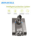 Upgraded 21.6V 6000Mah For V6 Battery Replacement | For V6 Battery Replacement 1 Pack With 2 Filters