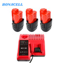 For M12 12V Battery Replacement | M12 3.0Ah Li-ion 3 Pack with Charger