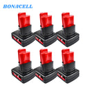 For M12 12V Battery Replacement | M12 4.0Ah Li-ion 6 Pack