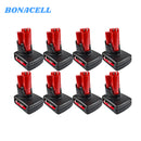 For M12 12V Battery Replacement | M12 4.0Ah Li-ion 8 Pack