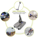 Upgraded 21.6V 10000Mah For V7 Battery Replacement | For V7 Battery Replacement 2 Pack