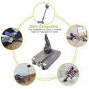 Upgraded 21.6V 10000Mah For V7 Battery Replacement | For V7 Battery Replacement 1 Pack