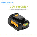 For DCB182 18V Battery 6ah Replacement | DCB182 Li-ion Battery 2 Pack With Charger