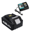 For BL1860 18V Battery 6Ah Replacement | BL1860 Battery 1 Pack with Charger