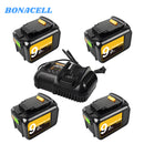 For DCB200 20v Battery 9ah Replacement | DCB200 Li-ion Battery 4 Pack with Charger