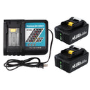 For BL1860 18V Battery 6Ah Replacement | BL1860 Battery 2 Pack with Charger