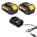 For DCB200 20v Battery 6ah Replacement | DCB200 Li-ion Battery 2 Pack with Charger
