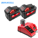 For M18 18V Battery Replacement | M18 9.0Ah Li-ion 2 Pack With Charger