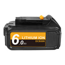 For DCB200 20v Battery 6ah Replacement | DCB200 Li-ion Battery 4 Pack with Charger