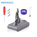 Upgraded 21.6V 6000Mah For V7 Battery Replacement | Battery + screwdriver+3 Screws+battery cover+brush