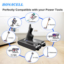 Upgraded 21.6V 6000Mah For V7 Battery Replacement | For V7 Battery Replacement 2 Pack