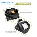 For  BL1860 18V Battery 6.0Ah Replacement | BL1860 Battery 2 Pack