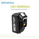 For BL1860 18V Battery 6.0Ah Replacement | BL1860 Battery 4 Pack